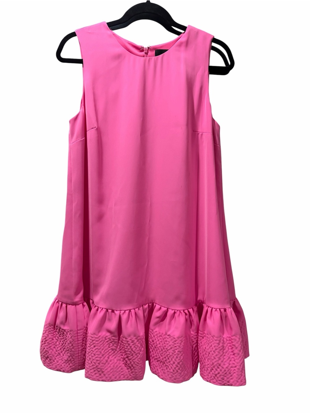 Cynthia Rowley Hot Pink Sleeveless Ruffle Hem Dress